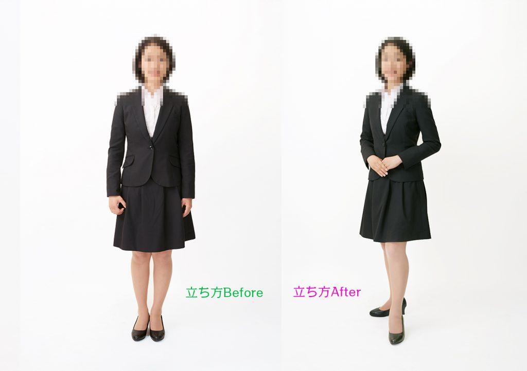 【アナウンサー全身写真の立ち方】写真の表情は必ずそのときの気持ちを反映するものです。