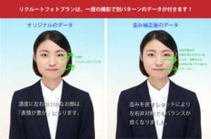 証明写真 「片方だけ口角が上がってしまう」「左右の目の大きさが違う」… 左右非対称 のその理由と改善方法を解説します。