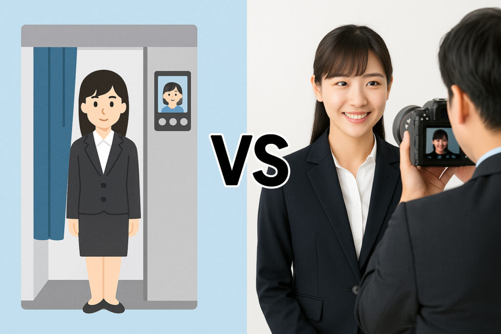 【就活生必見】証明写真はどこで撮るべき？スピード写真とスタジオ、そして「スタジオの質」の違いとは？