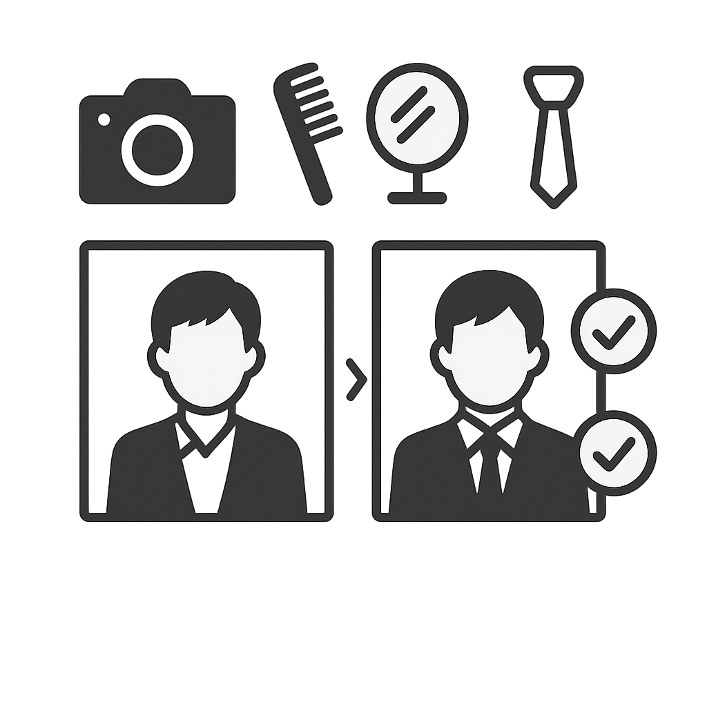 就職・転職証明写真で後悔しない写真館選び