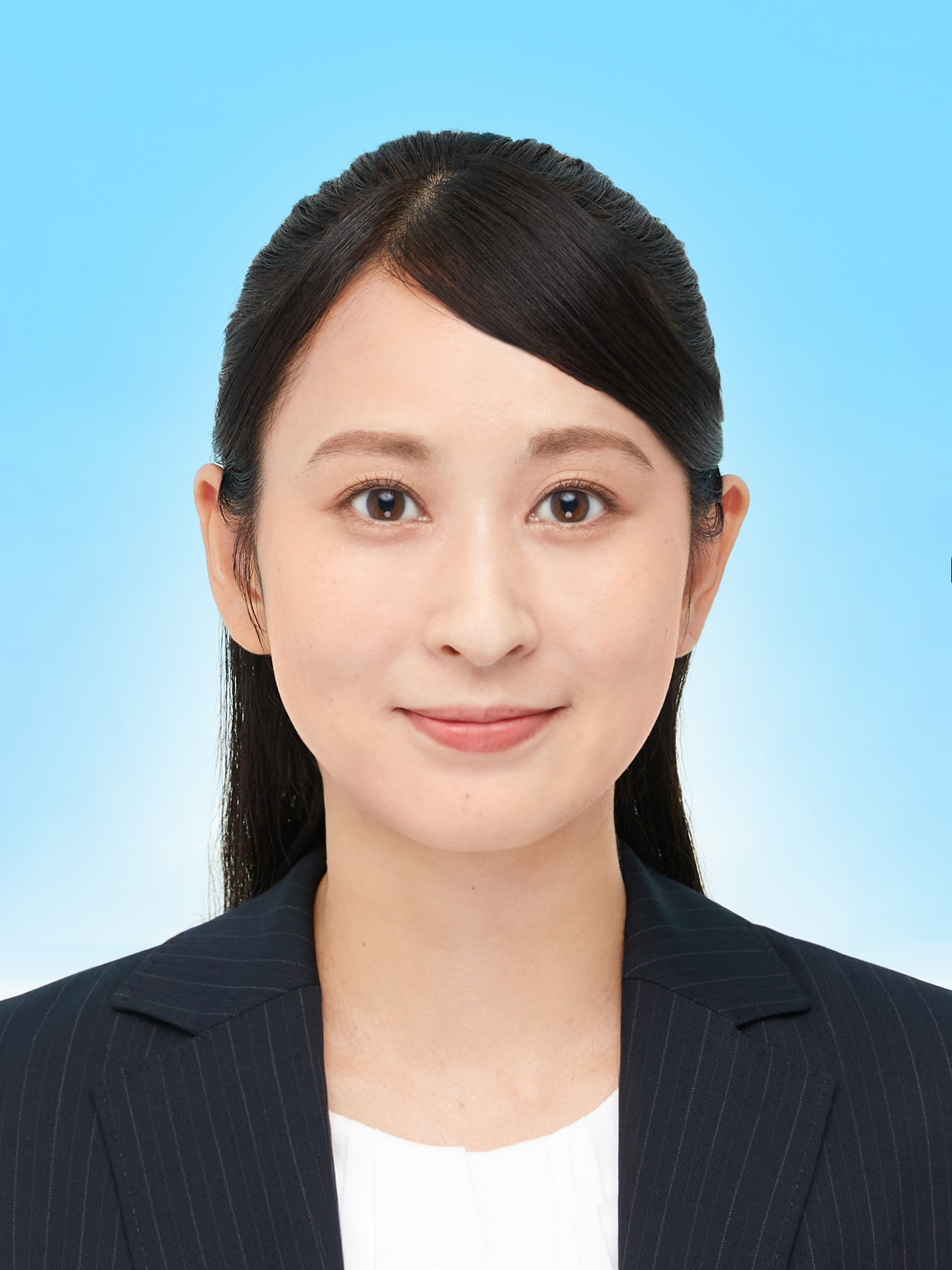 転職用証明写真の撮影例